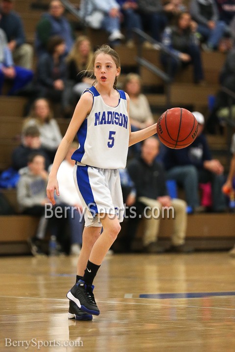 Wetsel Middle School Girls Basketball vs Luray