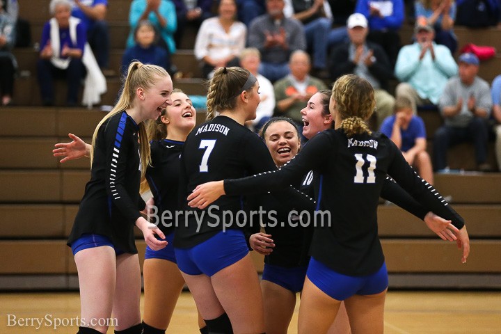 MCHS Varsity Volleyball vs Stonewall Jackson - BRD Quarter Final