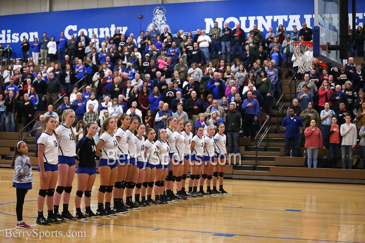 MCHS Varsity Volleyball vs King William - State Class 2 Quarter Final